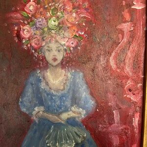 original oil painting, framed